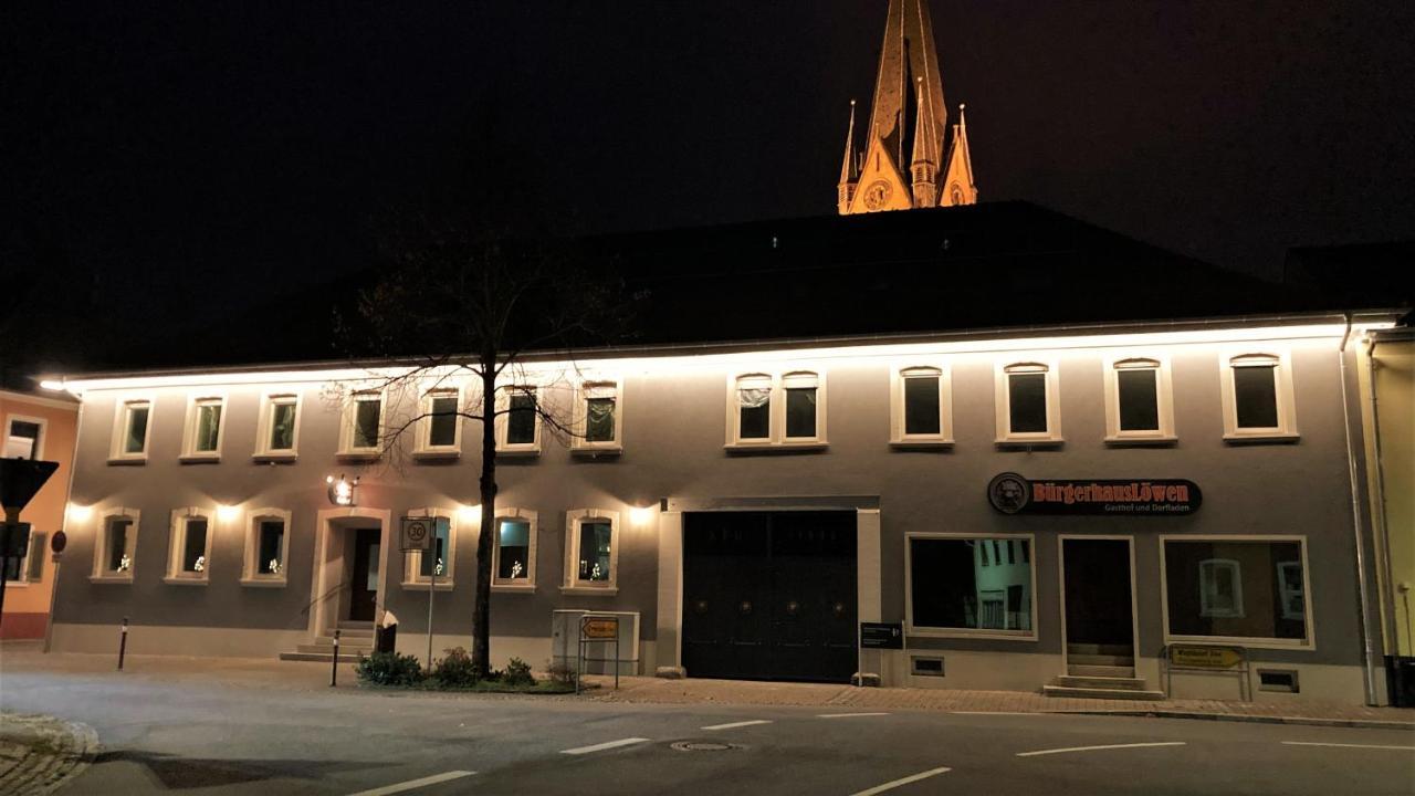 Buergerhausloewen Hotell Philippsburg Eksteriør bilde